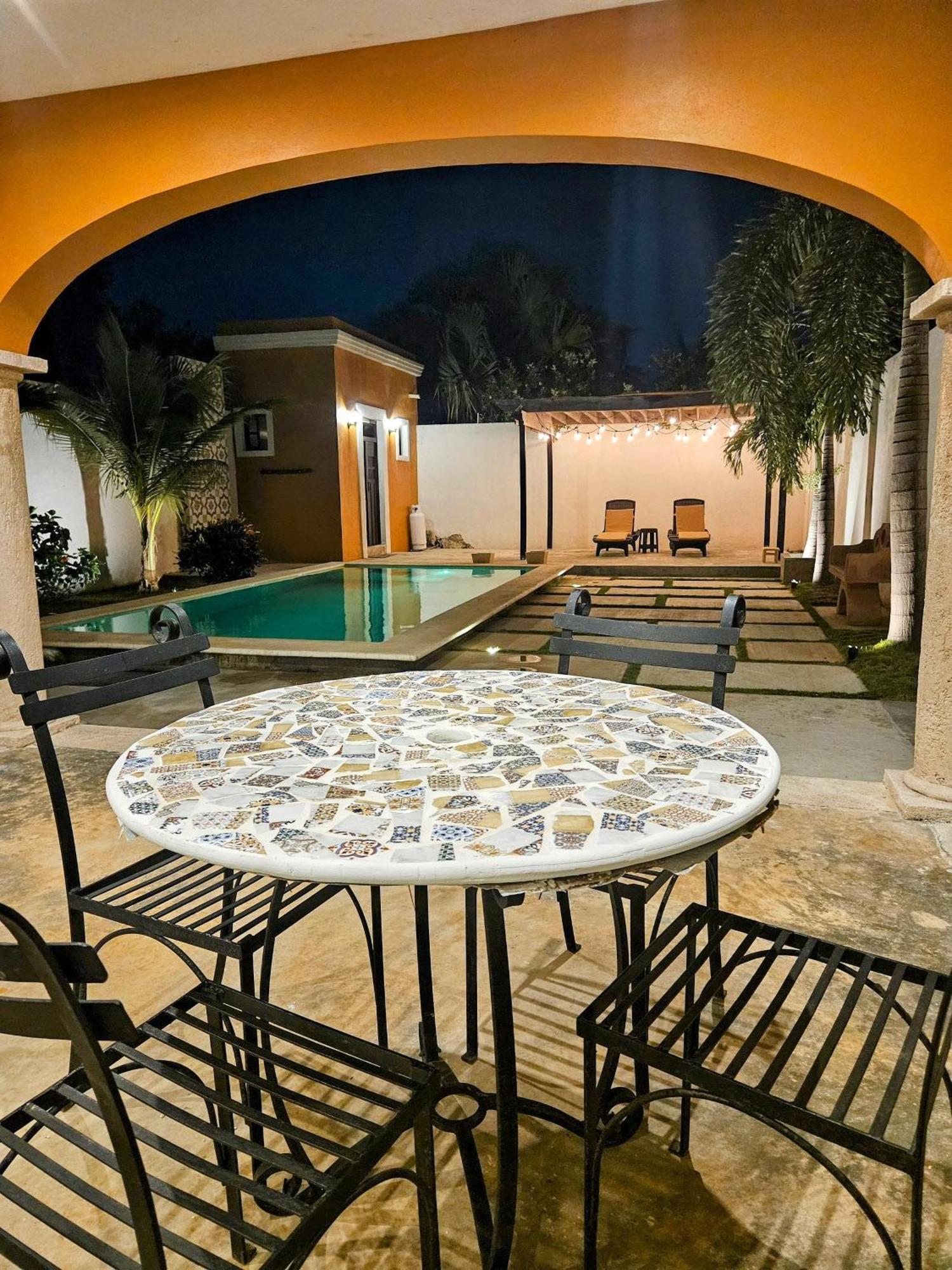 메리다 Casa Flamingos Altabi 빌라 외부 사진